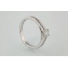 Solitario Oro Blanco 18kt