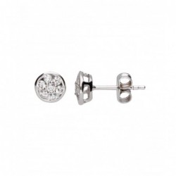 Pendientes Oro Blanco 18Kt