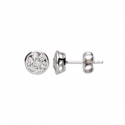 Pendientes Oro Blanco 18Kt