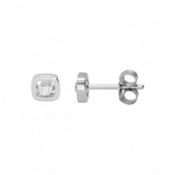 Pendientes Oro Blanco 18Kt