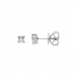 Pendientes Oro Blanco 18Kt