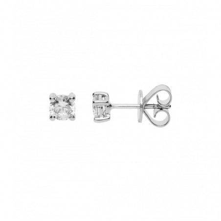 Pendientes Oro Blanco 18Kt