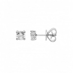 Pendientes Oro Blanco 18Kt