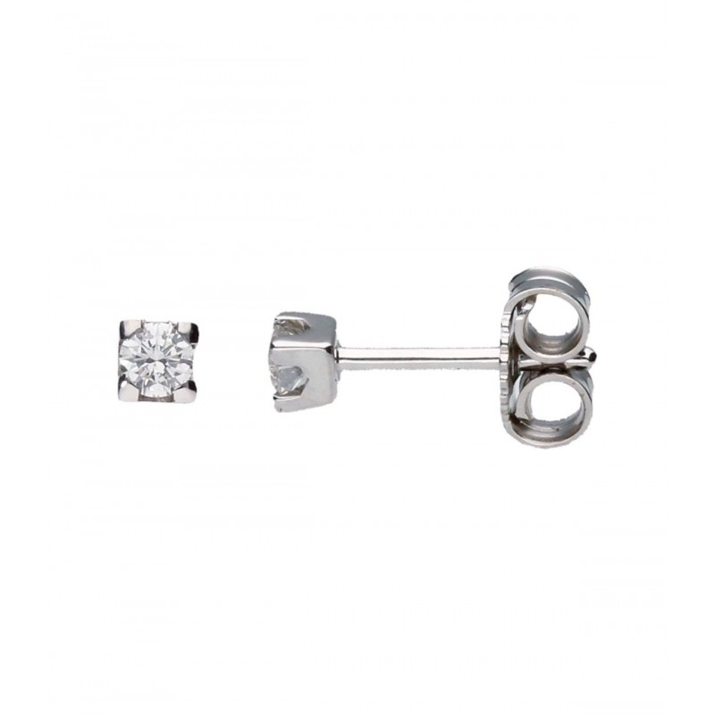 Pendientes Oro Blanco 18Kt