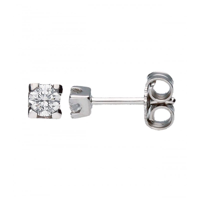 Pendientes Oro Blanco 18Kt