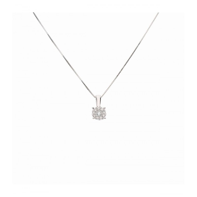 Colgante Oro Blanco 18Kt