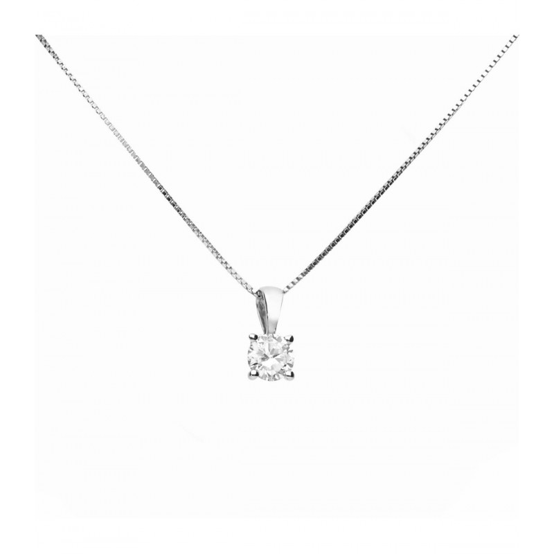 Colgante Oro Blanco 18Kt