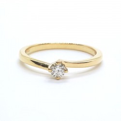 Solitario Oro 18kt