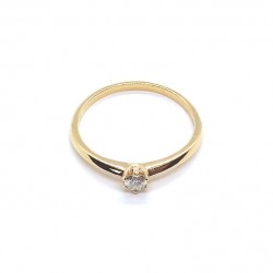 Solitario Oro 18kt