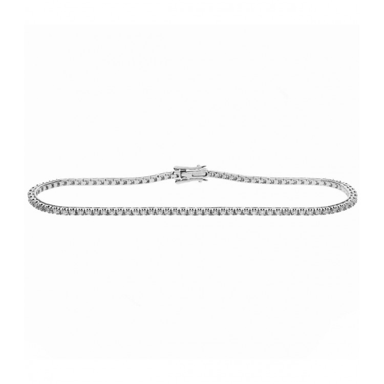 Pulsera Oro Blanco 18Kt