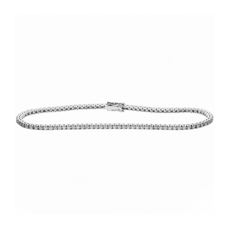 Pulsera Oro Blanco 18Kt