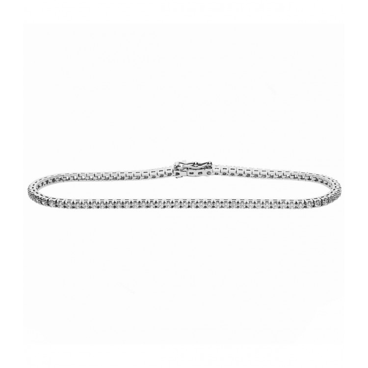Pulsera Oro Blanco 18Kt